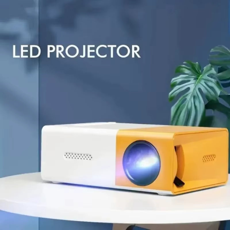 Mini Portable YG300 LED Outdoor Mini HD 1080P Mobile Projector Children'S Projector Ultra-Clear Mini Portable Projector