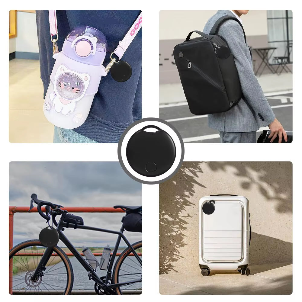 Bluetooth GPS Tracker for Air Tag Replacement via Apple Find My to Locate Bag Bottle Card Wallet Bike Keys Finder MFI Smart Itag