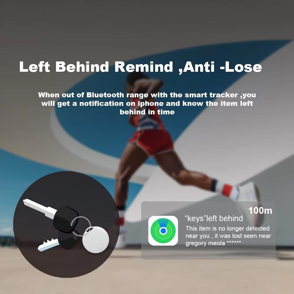 Bluetooth GPS Tracker for Air Tag Replacement via Apple Find My to Locate Bag Bottle Card Wallet Bike Keys Finder MFI Smart Itag